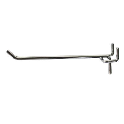 China For Supermarket Chrome Pegboard Hook Retail Display Hook Of Display Products for sale