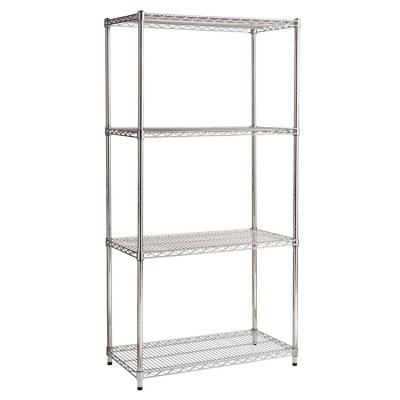 China Factory Supply Metal Wire Mesh Storage Rack Double Sided Display Rack for sale