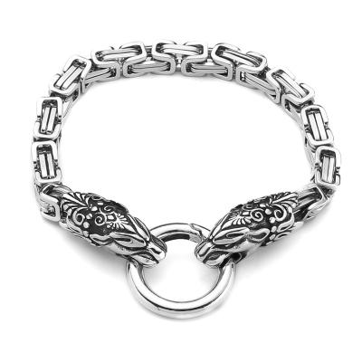 China Men's Classic Mythology Jewelry CLASSIC Viking Stainless Steel Faucet Fashion Norse Trend Bracelet for sale