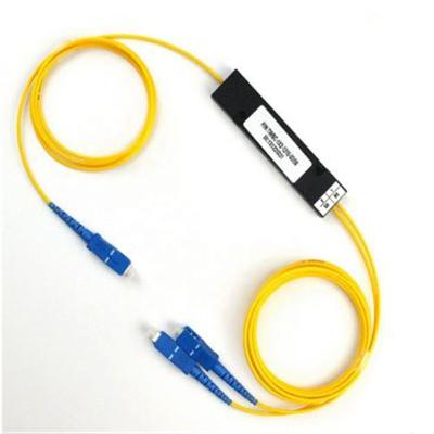 China Hot Selling FTTH FTTB FTTX Network WDM 1x2 1310/1550 PLC Passive Optical Splitter for sale