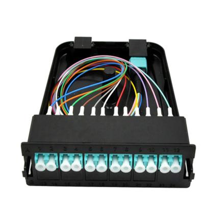 China FTTH FTTB FTTX 24 36 Fiber Network 12 Fiber Optic MTP MPO To LC Cassette Module for sale