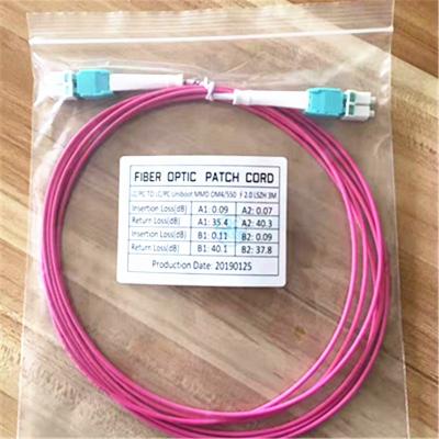 China FTTH FTTB FTTX Network High Density With Tag MPO MTP Duplex LC Uniboot Push-pull Fiber Optic Cable for sale