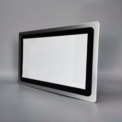 China Machine Automation / Smart Health Care / Smart City Mount Waterproof Tablet All Win10 Ip65 Front Wall Mounted Computer Embedded in One Touch Screen Industrial Panel Pc for sale