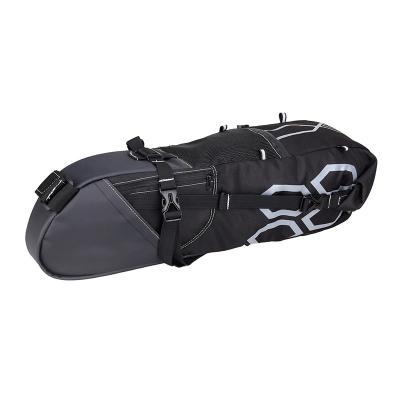 China Hard Case Waterproof Travel Pannier Handlebar Bike Saddle Recycling Bag Cycle Bag 65*15.5*14cm for sale