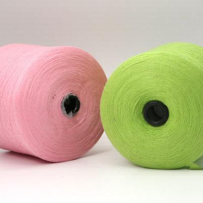 China Abrasion-Resistant Fabric Blend Polyester Angora Like Spun Core Chat Nm48/2 50% for sale