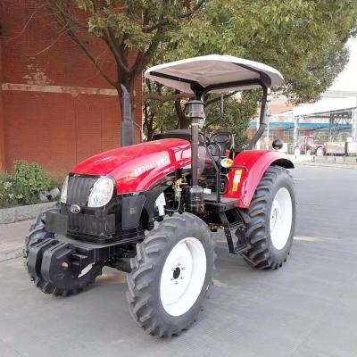 China Hotel Farm Machinery 70hp Mini 4x4 4wd Universal Tractor Tractor for sale