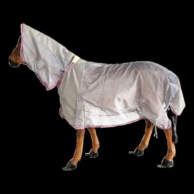 China Polyester & Mesh High Quality Dressage Therapy Exercise Horse Equestrian Therapeutic Fly Sheet With Mesh For Summer for sale