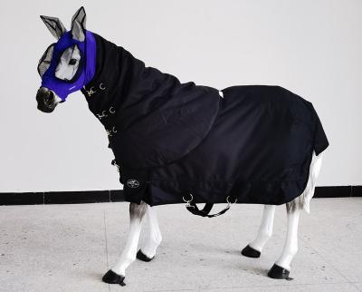 China Polyester& 2022 Fashionable Cotton Breathable Durable Waterproof Stable Horse All Rounder Assembly Hoody Horse Show Blankets Sheets Covers With Hood for sale