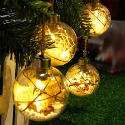 China New Design Waterproof Globe Battery Operated String Lights Warm Color Christmas Balls with Lights for Outdoor Garden, Party, Christmas for sale