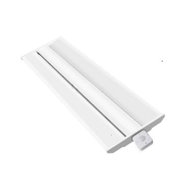 China ETL Warehouse DLC Smart 0-10V Dimming Linear LED High Bay Light Fixtures 4ft 300W for sale