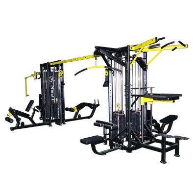 China Commercial Jungle Gym Equipment 8 Station Multi Use J500-8SET Rocson Multi Station for sale