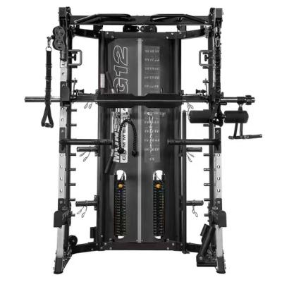 China Multifunctional Trainer Smith Machine Gym Equipment Commercial Best Use Prices With Weight Stack for sale