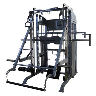 China Wholesale Home Commercial Equipment Commercial Multi Functional Trainer Home Gym Use Power Safe Squat Rack Smith Machine for sale