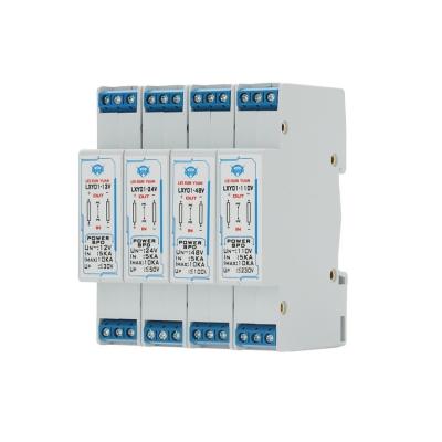 China Fireproof Materials Professional Electrical Equipment Lightning Surge Protector With Extremely Fast Response for sale