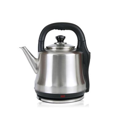 China Professional Commercial Stainless Steel 360 Rotation Electric Kettle Low Price Home Appliances 5L/6L Degree Base Mini Electric Kettles for sale