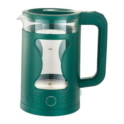 China New Type Glue Kettle Household 1.8L Electric Glass Kettle Temperature Control for sale