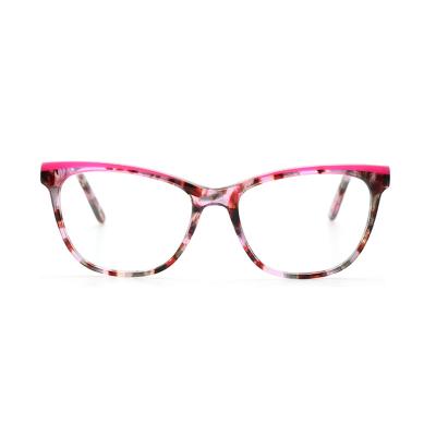 China Fashion Product Design Wholesale Photochromic Stock Order Acetate Optical Frame for sale