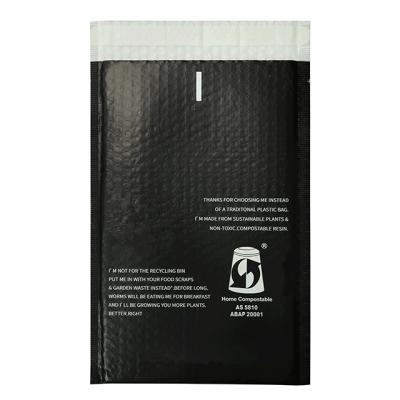 China Wholesale Poly Mailing Bag Matte Black Compostable Mailing Bags Bubble Mailer A3 Shockproof 6*10