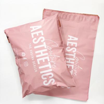 China 100% poly size biodegradable custom wholesale eco compostable pink mailer bags for sale