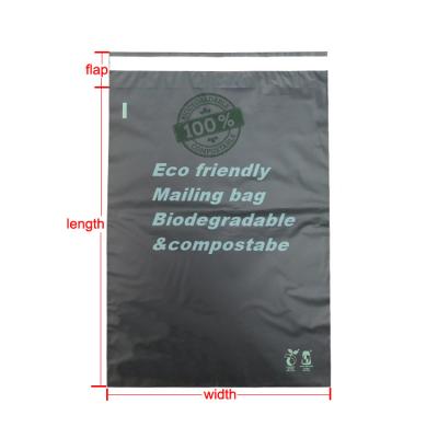 China Poly Mailers Compostable 100% Biodegradable Wholesale Degradable Mailing Bags With Custom Logo for sale