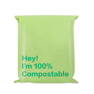 China Strong Adhesive Eco Friendly Mailing Bags Big Fancy Nude Custom Biodegradable Thin Poly Mailer for sale