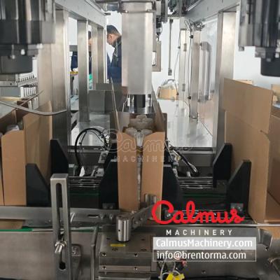 China Wrap-Around Case Packer Machine for Packaging Pouches for sale