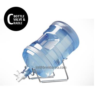 China 19L 20 Litre Bottle Metal Cradle and Aqua Valve for sale