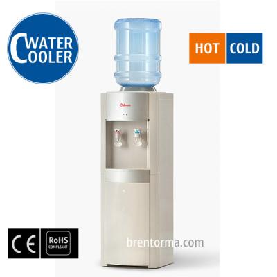 China 28L/C Hot and Cold Water Dispenser Basic Bottled Water Cooler for sale