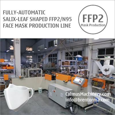 China Fully-auto -Fold-Flat FFP2 N95 Respirator Mask Machine Production Line for sale