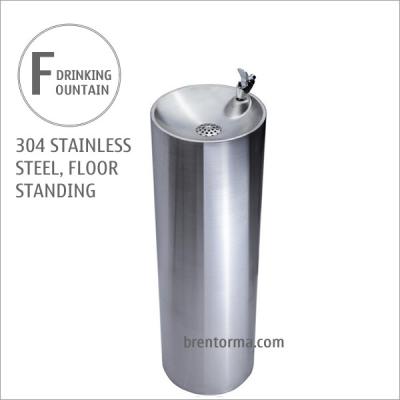 China DF30 Round Floor Standing Stainless Steel Drinking Fountain for sale