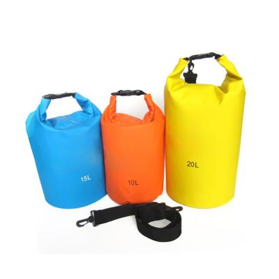 China OEM Custom Water Proof PVC 2L 3L 5L 10L 15L 20L 30L 40L Ocean Pack Waterproof Dry Bag Outdoor Camping Floating Fishing Dry Bag for sale