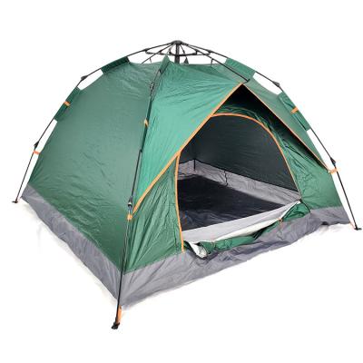 China Wholesale Diagonal Tie Type Foldable 4 Person Large Family Full Automatic Mosquito Ultralight Noise Up Waterproof Camping Outdoor Tents for sale