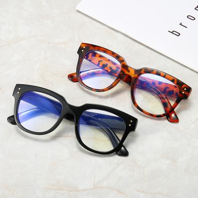 China Fahion Computer Glasses Custom Glass Anti Blocking Blue Light Glasses Frames for sale