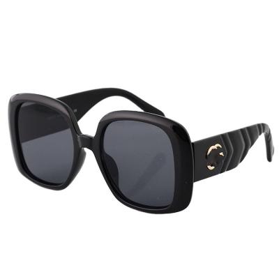 China Famous brands of retro vintage sunglasses fashion big fashion sunglasses women gg glass sunglasses designer oversized luxury fashionable sunglasses for sale