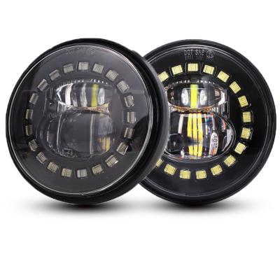 China High Quality Aluminum Motorcycle Driving Light For Harley 4.5 Inch Motorcycle Fog Lights Unqiue Design Led Fog Lights for sale