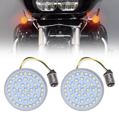 China Play Installation Loyo High Quality Turn Signal And Red Brake Drl EMC Motorcycle Light Yellow Integrated Turn Signals For Harley Turn Lights for sale