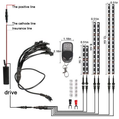 China Motorcycle Light Strip Light For Motorcycle Decorative Led Strip Lights Motorbike For Harley Motorcycle Light Turn Signal Strip for sale