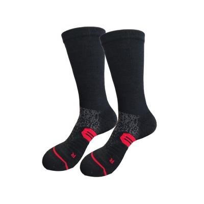 China Wholesale Breathable Elite Basketball Black Crew Socks Athletic Mens Sports Training Socks for sale