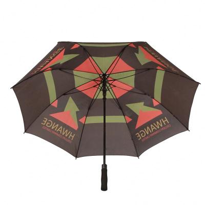 China Daily Promotion Use Sublimation Customized Hotel Golf Umbrella for sale