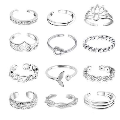 China European Fashion TRENDY Toe Rings Adjustable Amazon Modern Toe Rings newcomer for sale