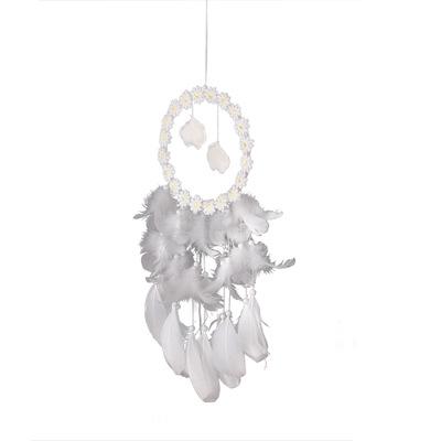 China Like the dreamy picture household wall hanging decor catcher wind rings living room cloud feather like picture for sale