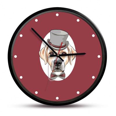 China Retro Order Wholesale Antique Running Creative Cartoon Style Men's Simple Wall Clock for sale