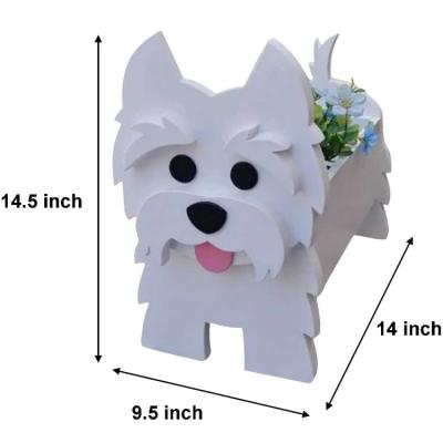 China Combine Cute Corgi With Flower Pot Magnetic Levitating Planter Functional Planter Pots Nordic Simple Style Home Decoration Christmas Birthday Gifts Air Plant Planters for sale