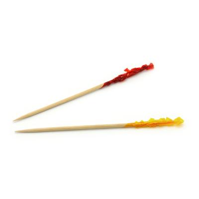 China Restaurant Or Party Smooth Birch Wood Accepted Customer's Logo Wooden Cocktail Toothpick for sale