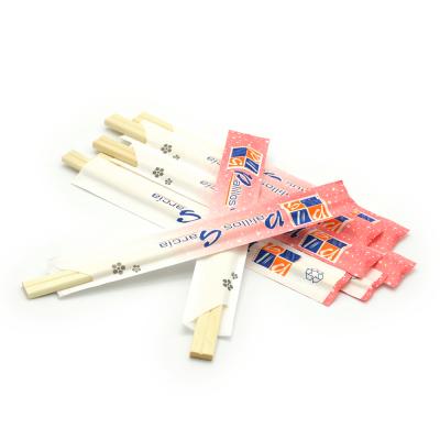 China Customer Admitted Disposable Disposable Paper Pack Chopsticks Logo Birch Chopsticks for sale