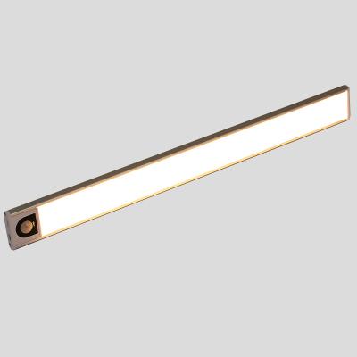 China Small Motion Sensor Bed Lamp Modern Night Light Rechargeable Remote Control Led Bar Wardrobe Led for sale