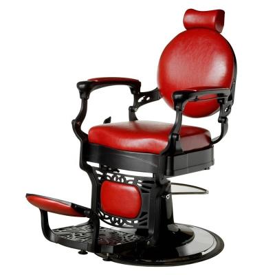 China Red ROMANOS Modern Whole Vintage Cardinal Sale Antique Barber Chair Supplier Factory for sale