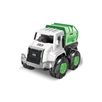 China New Safety City Series Urban Construction Toys For Kid Friction Powered Fun Operation Road Cleaning Sanitation Truck for sale