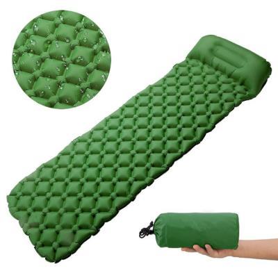 China Ultralight Inflatable Camping Sleep Pad With Pillow Sleep Pad For Camping for sale