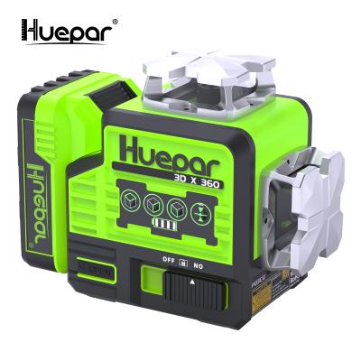 China Huepar P03CG 12 Lines Green Beam Self Leveling Laser Levels With Delwat Battery 20cm for sale